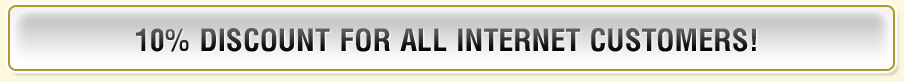10% off for all internet customers!